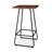 Carrel Industrial Modern Square Bar Table -1674960762