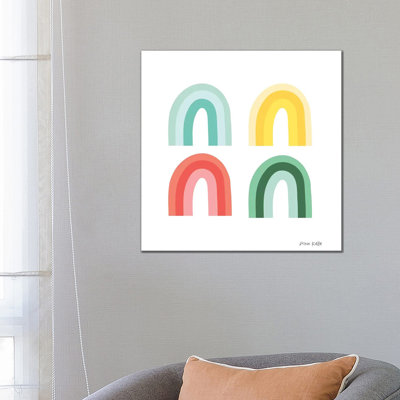 Rainbow Colors Ii by Ann Kelle - Wrapped Canvas Print