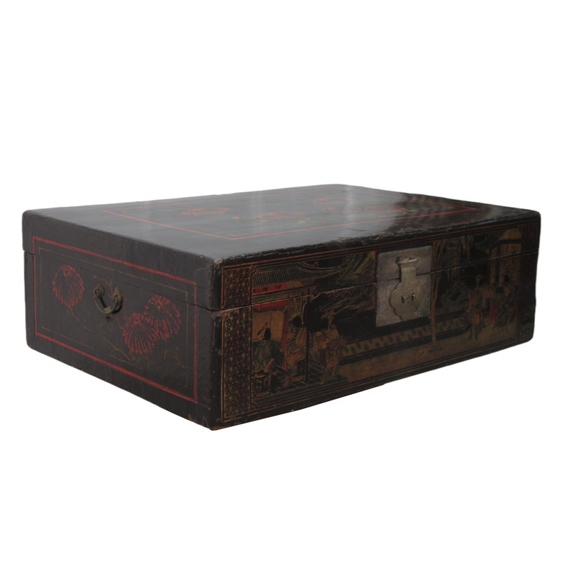 Asian Classic Solid Wood Accent Trunk