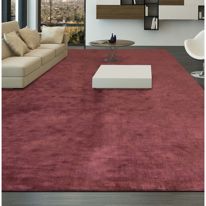Area Rug in Rust