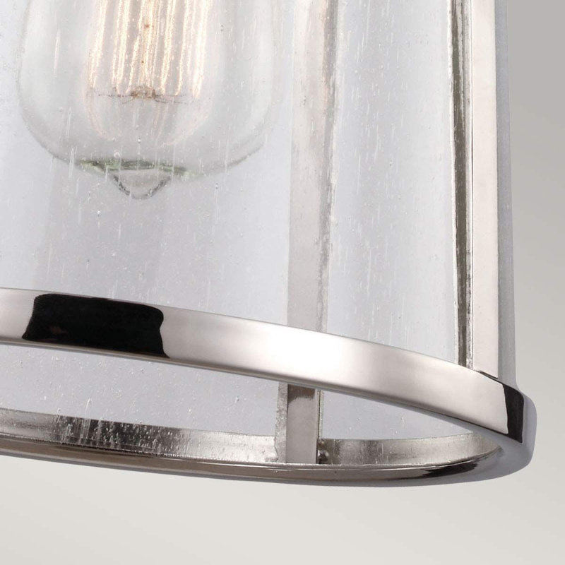 Kingsley 1 - Light Polished Nickel Geometric Pendant