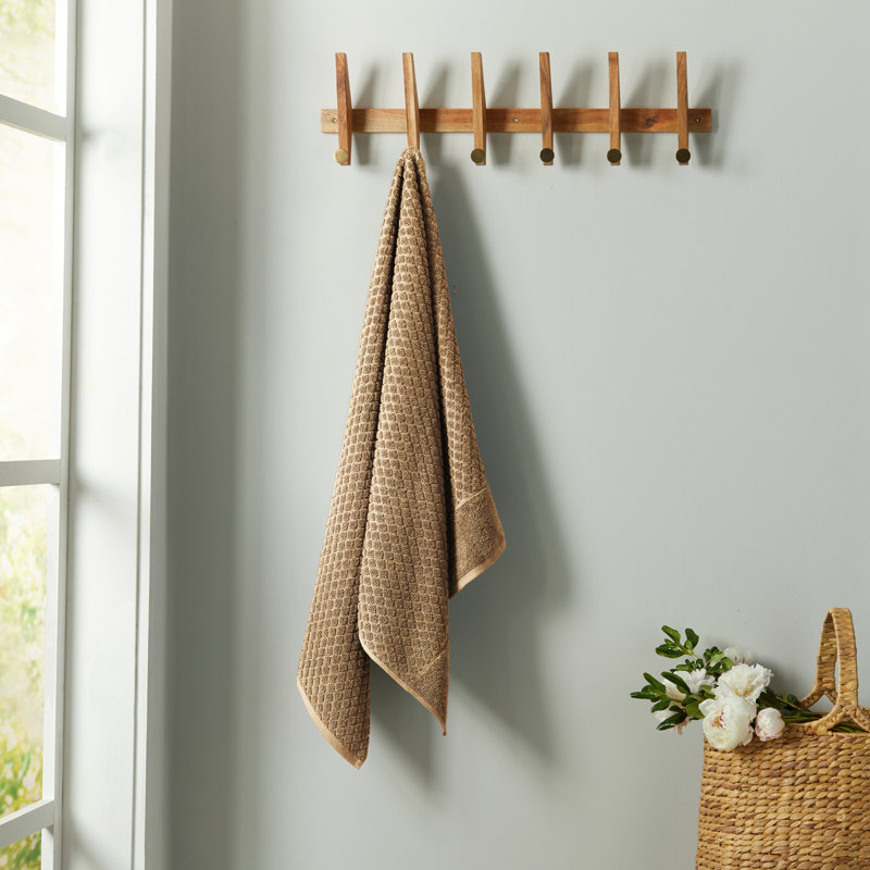 Ultra-Soft & Absorbent 100% Cotton Towel Set, Olive, Hand Towels - 6 Pack