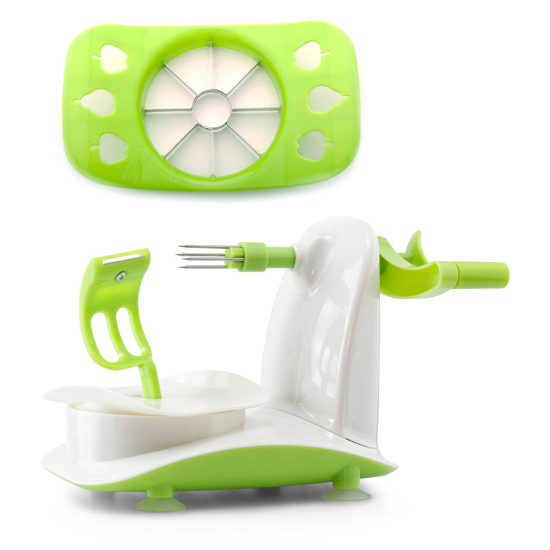 Perfect Peel White and Green Apple Peeler with Corer