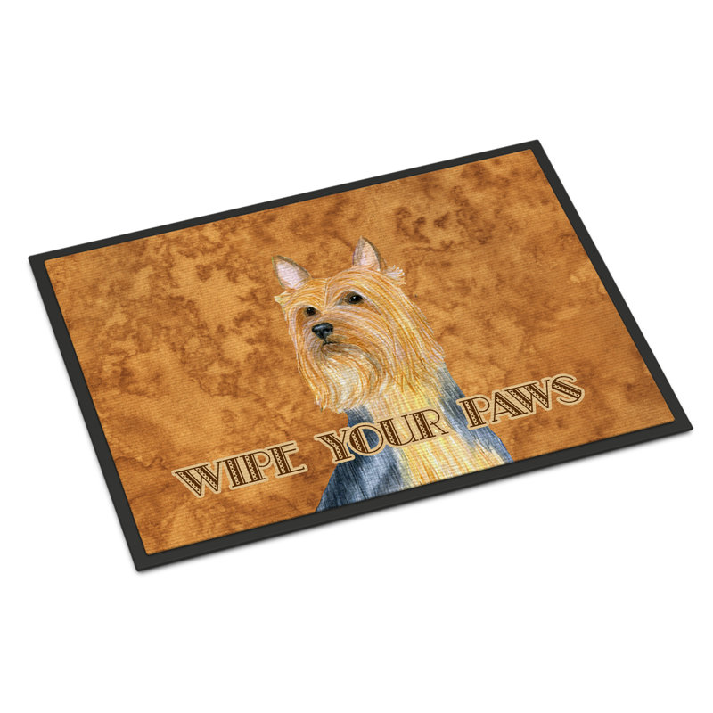 Tapis d’entrée antidérapant d’intérieur swansboro, Rectangle 1 pi 6 po x 2 pi 3 po
