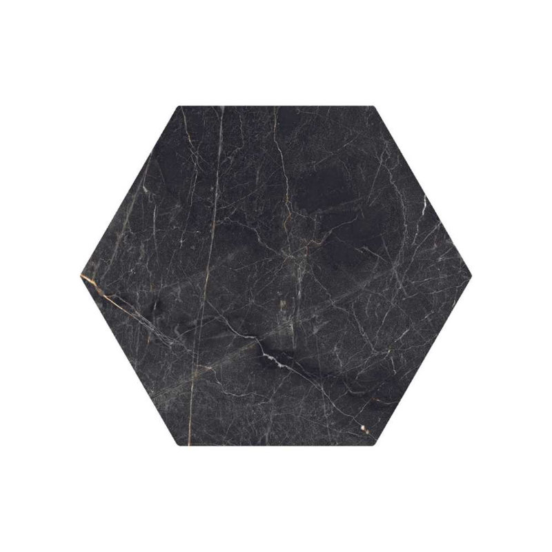 Carreau de porcelaine aspect marbre 8 po x 9 po Oscuro