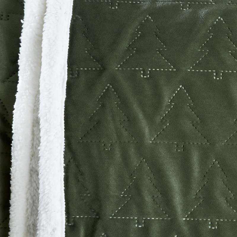 Cosy Soft Christmas Tree Blanket Throw