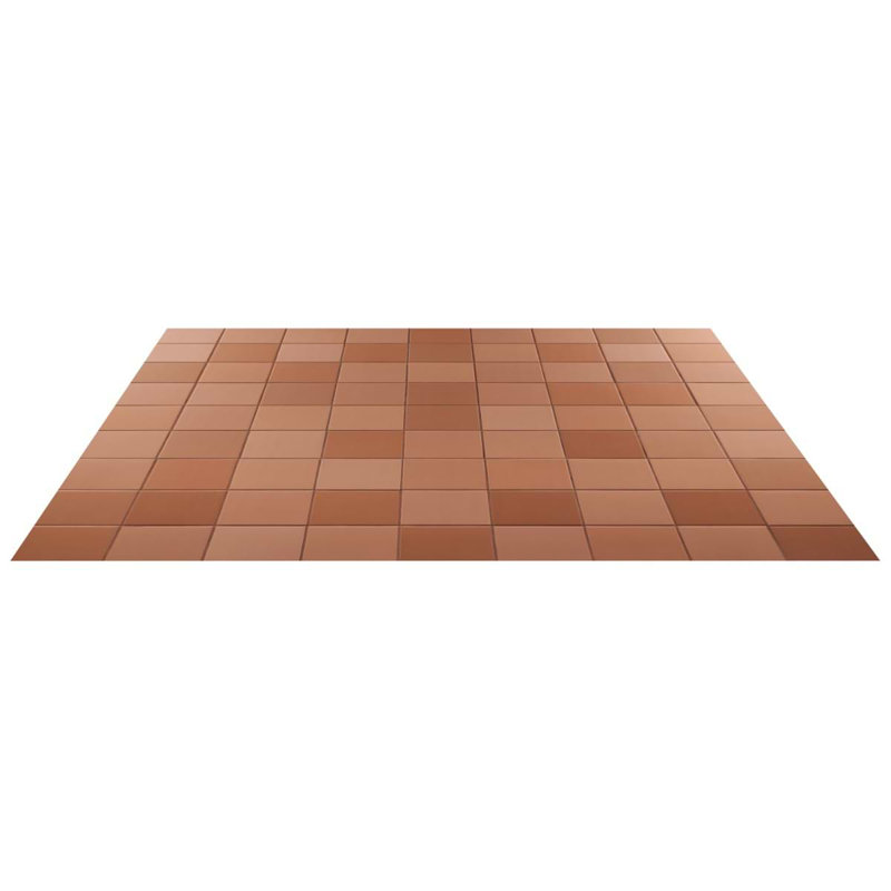 Born 5X5 Matte Porcelain Tile, Terracotta