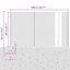 140cm H x 1000cm W Steel Border Fencing