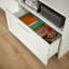 Siniya 3 Drawer Gloss TV Stand