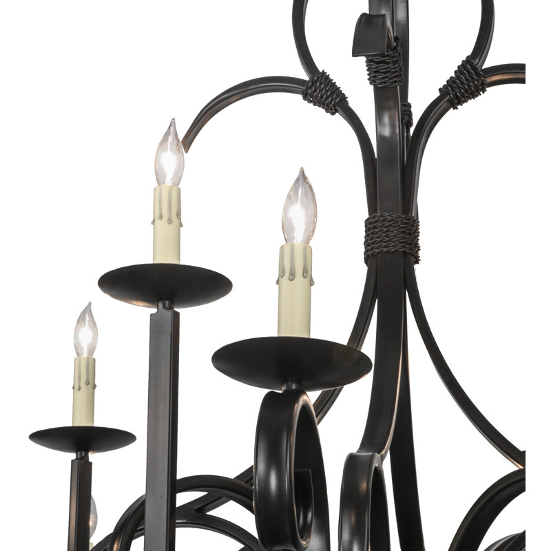 Luminaire suspendu style bougie 40 lumières Cypress