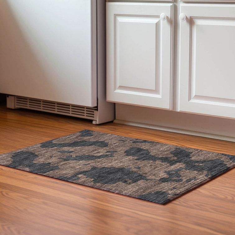 Premium Machine Washable Prisco Chocolate Rug