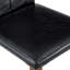 Chaises de salle à manger ergonomiques 2 pièces avec dossier à boucle et polyuréthane confortable