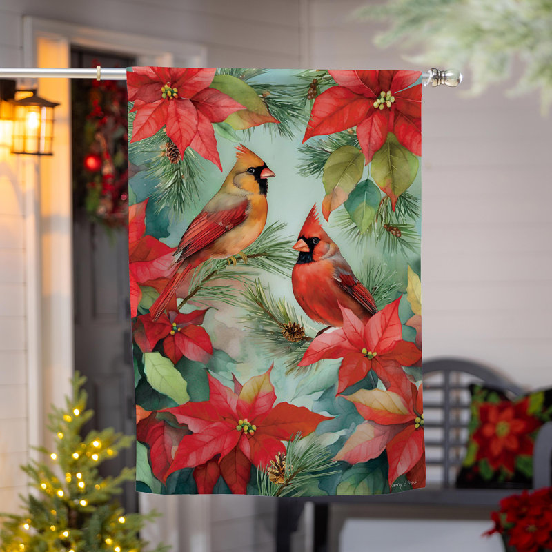 Drapeau de maison Cardinals In Winter