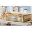 Lit double avec barrière de sécurité et porte pour enfants-582008249-582008250