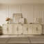 Buffet de rangement grande capacité de 61,3 po avec tablettes réglables et 4 portes-1551407290