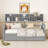 Gray Twin Daybed With Wood Slat Construction - Extra Storage, Functional Bedroom Addition Robust Support Additional Multi-Purpose Decor-925354762