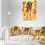 Coussin lombaire Landscape Autumn Walk of Couple