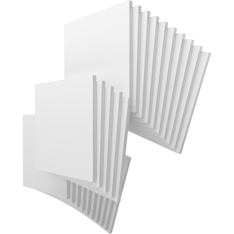 Panneaux de loisirs en PVC, H 23,75 po x l 23,75 po x P 1 po