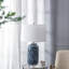 Lampe de table en verre Ellis D16,9 po x H 28 po