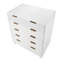 Commode 38 "Granville en blanc (5 tiroirs)-1980328464