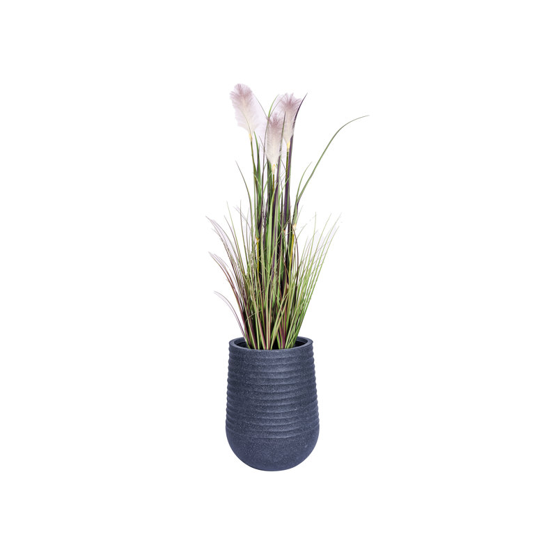 60,08 po Faux roseau en pot, Bleu