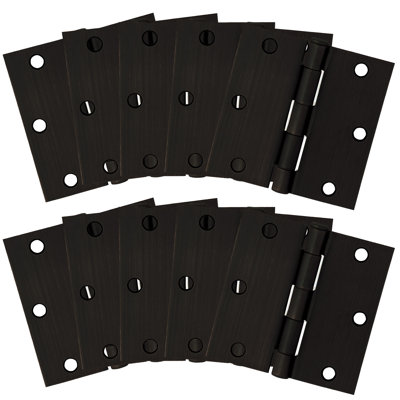 Charnières de porte 3 1/2 po à 3 1/2 po