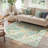Kaldi Kaldi Oriental Botanical Floral Machine Washable Area Rug with Non-Slip Backing for Living Room, Dining Room, Bedroom-299865308