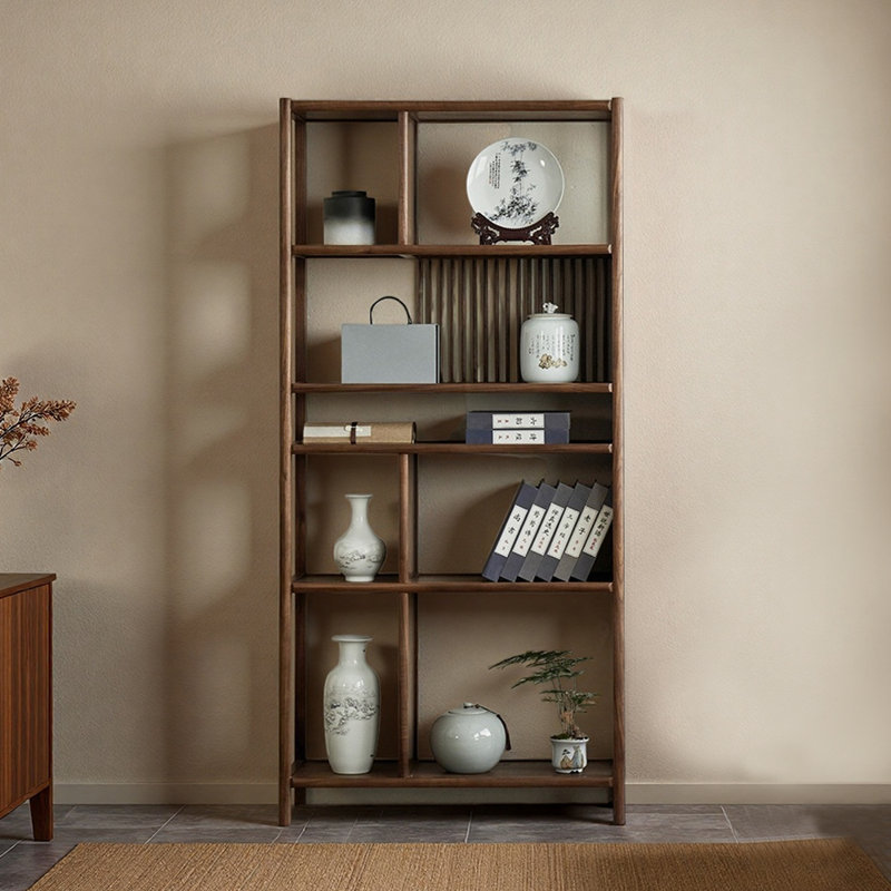 Chinese style large capacity storage bookcase