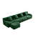 Ours en peluche vert