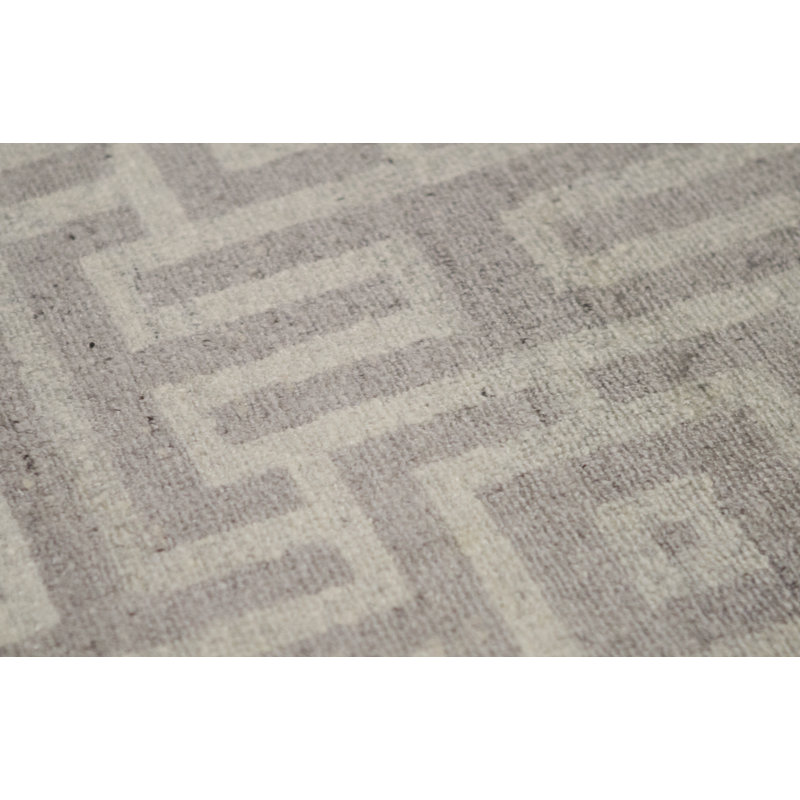 Tapis ivoire noué à la main Neo Villa, Rectangle 10 pi x 13 pi 10 po