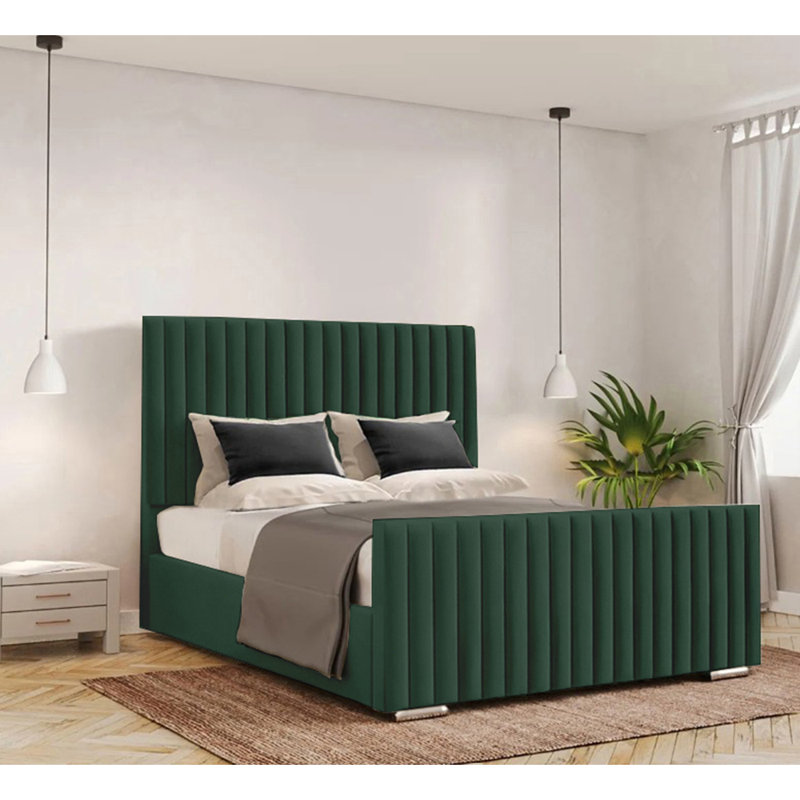 Abriyah Bed Frame, Single (3'), Emerald