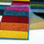 Cubes Geometric Rug & Runner – High Density Polypropylene Carpet, Easy Clean-777952646