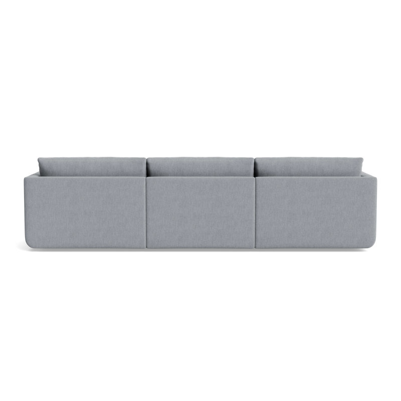 Eva Sofa (95"), Performance Weave - Zinc