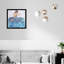 Bleu et festif - Peinture sur papier-72478869-72478867