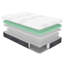 Matelas pour grand lit 12 po - Mousse de gel de thé avec ressorts ensachés pour un gel apaisant pour la nuit - sommeil paisible-1537133395
