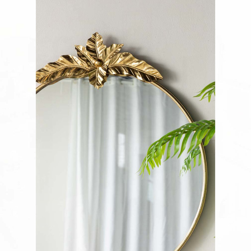 Grand miroir mural rond 36 "x 41"