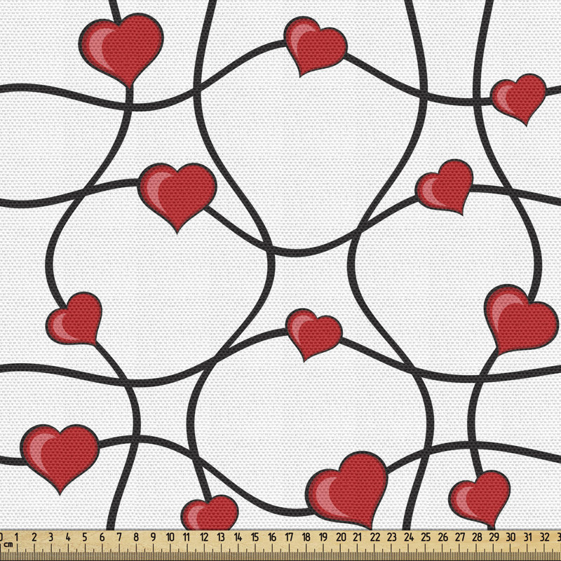 Tissu Ambesonne Valentines, l 58 po x L 72 po
