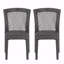 Ensemble de 2 chaises d'appoint de patio empilables pour l'extérieur-1094293603