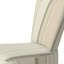 Chaise d'appoint en velours crème