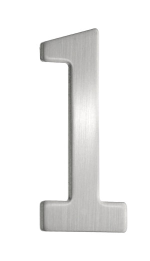 2 po Numéro de maison Beslagsboden, Acier inoxydable, 1