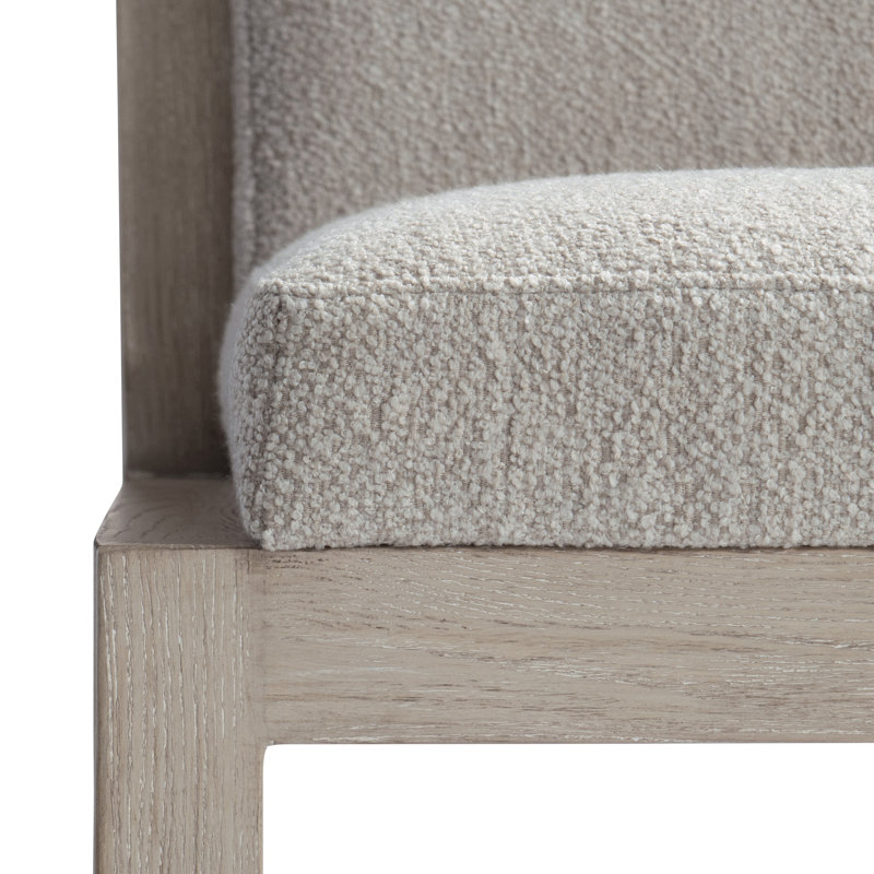 Prado Upholstered Back Side Chair in Beige