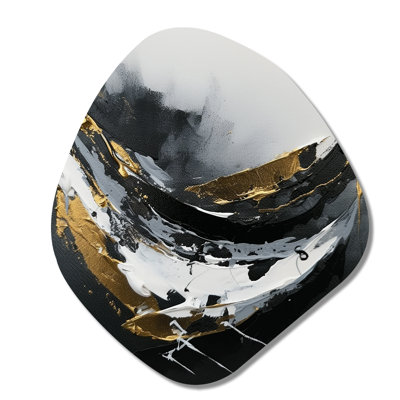 Johnie - Abstract Nebula Shape Asymmetric Metal Wall Art