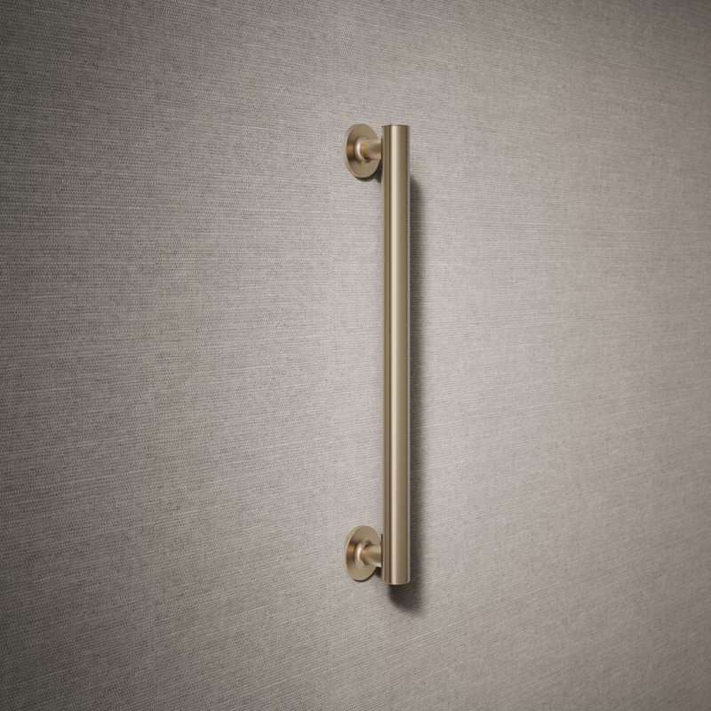 Purist Grab Bar, 18"W, Vibrant Brushed Bronze