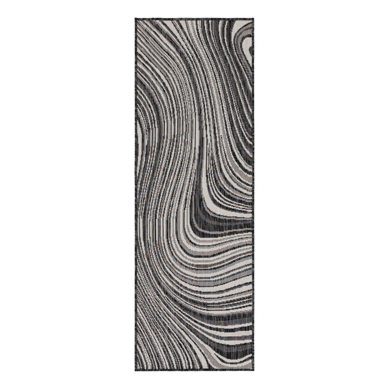 Tapis intérieur / extérieur Albans Charocal, Tapis de couloir 2 pi x 6 pi 1 po