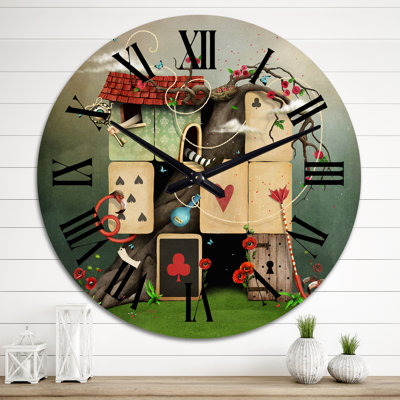 Horloge murale Wonderland