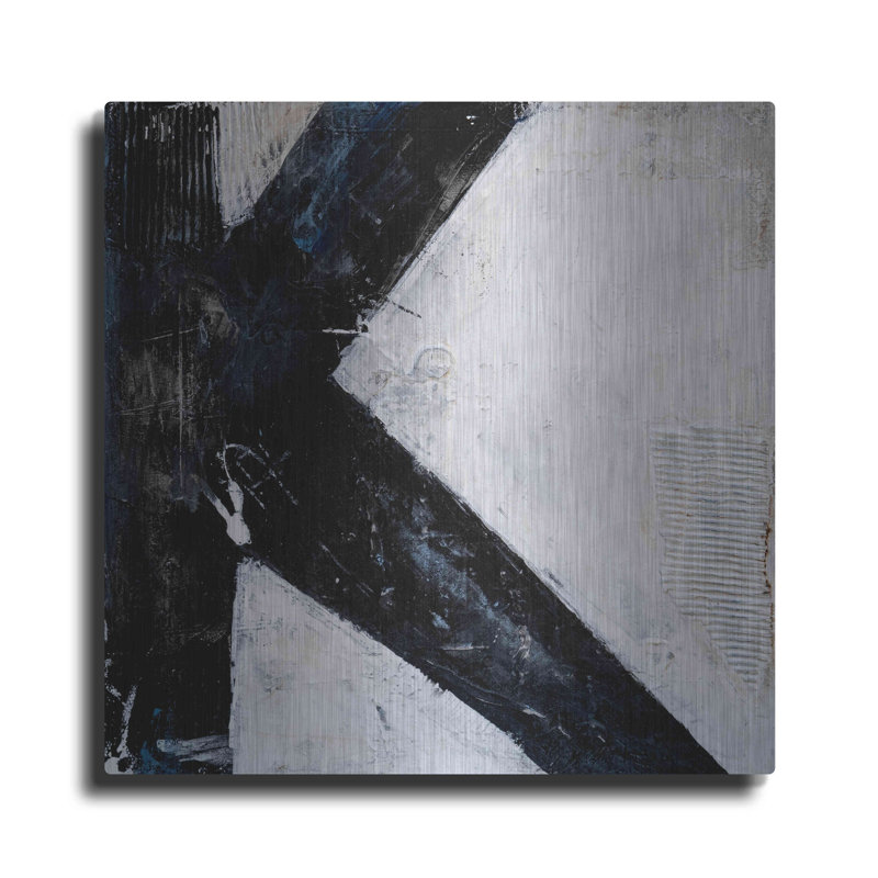 Winston Porter «Take II» par Erin Ashley, art mural en métal, H 12 po x l 12 po