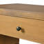 Console incurvée avec rangement TREXM, table d'entrée en bois à 2 tiroirs, console rustique de style campagnard pour entrée, couloir, salon, naturel-1545960122