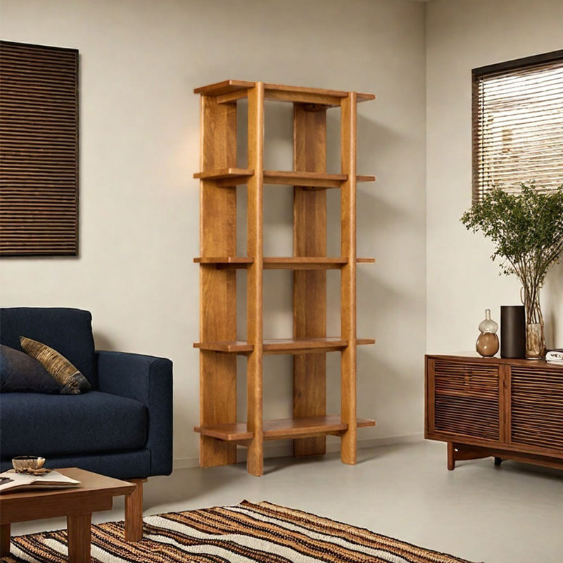 American Style Creative Display Bookcase, (4 Shelves) 68.9"H x 31.5"W x 13.78"D