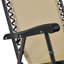 Chaise berçante d'extérieur pliable en acier-96872336
