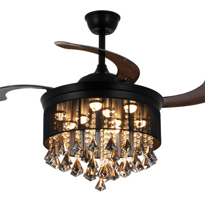 Ventilateur de plafond 4 pales avec lumières DEL Earlie